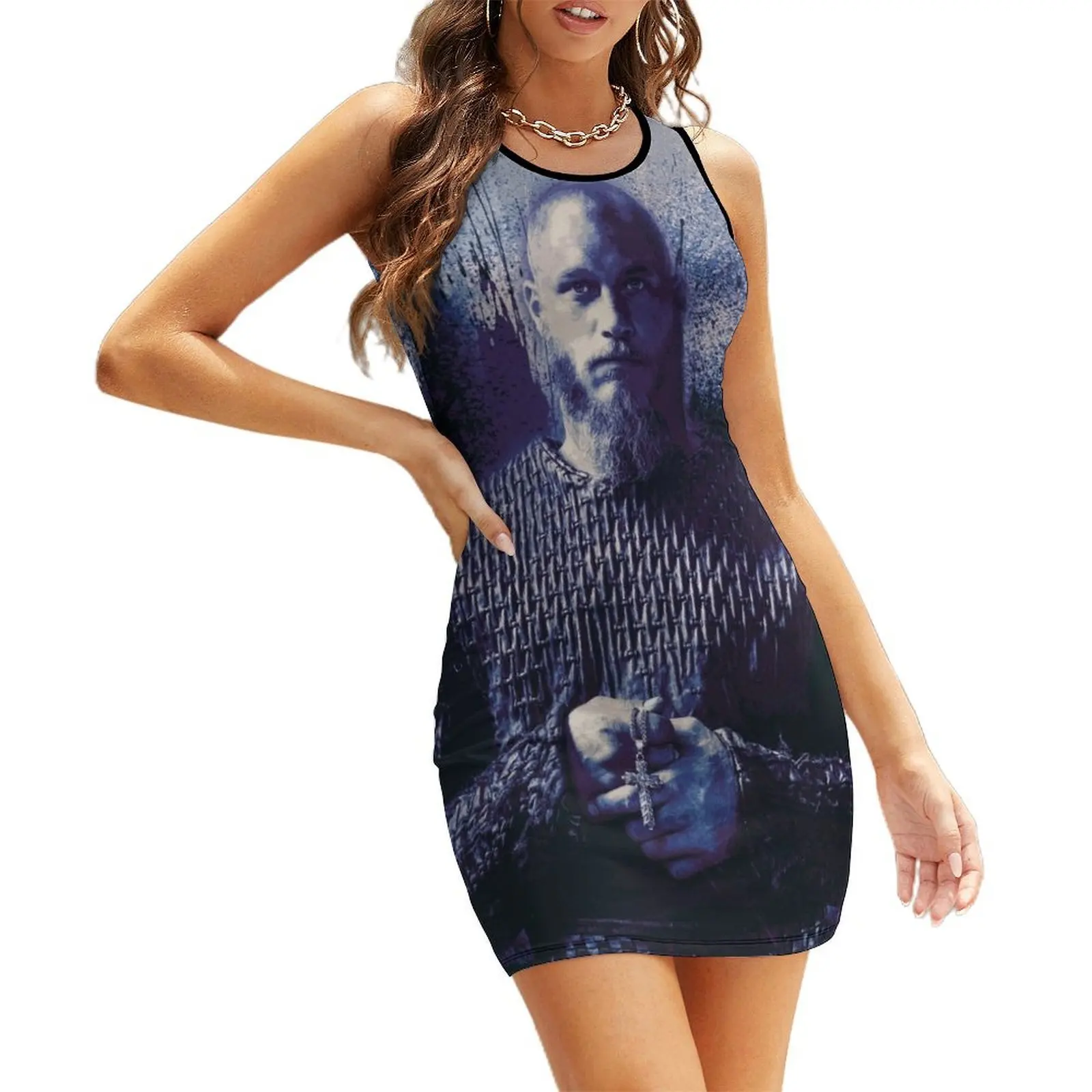 

Ragnar Lothbrok 1 Sleeveless Sundress women's evening dresses evening dresses women women's summer dresses 2025