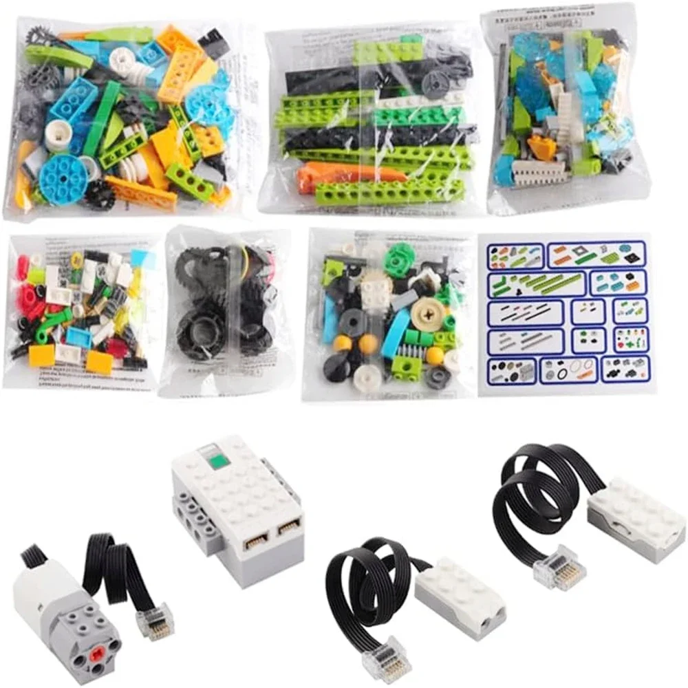 WeDo 2.0 Eğitim Fonksiyonları DIY Parçaları Uyumlu 45300 WeDo 2.0 Çekirdek Seti Scratch 2.0 Yapı Taşları DIY Oyuncaklar Yılbaşı Hediyeleri