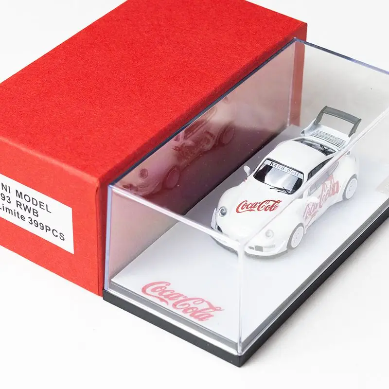 UNI MODELO 1/64 Porsche 993 RWB Vehículo de motor de juguete de aleación Regalos de modelo de metal fundido a presión