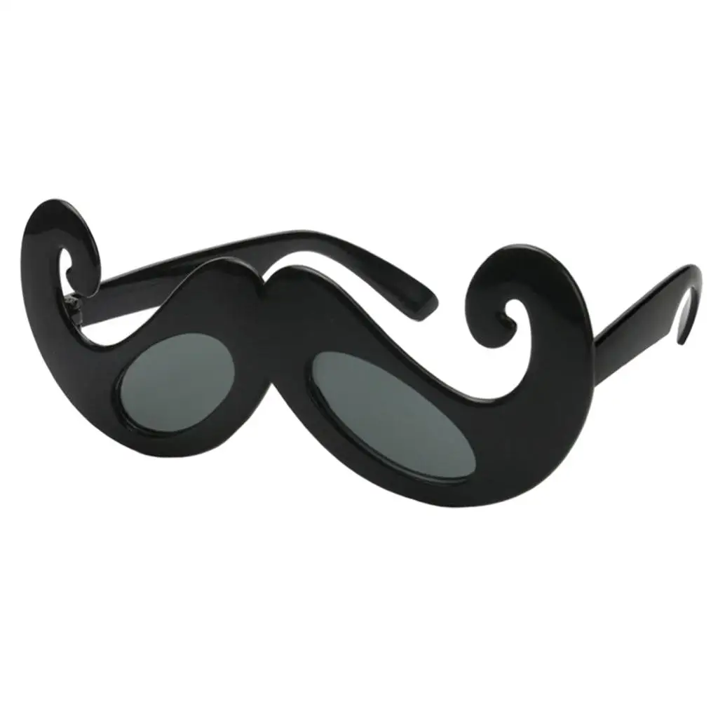 Funny Black Novelty Moustache Frame Eye Glasses Photo Props Cosplay Birthday Carnivals Party Groom Beard Sunglasses