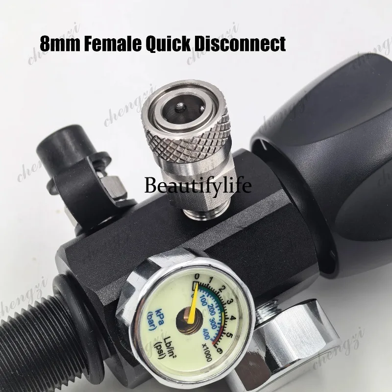 A69 Air Refill Station for HPA Bottle Charging Diving Cylinder DIN Valve Scuba Tank Adapter Connection for High Pressure Dual view 3