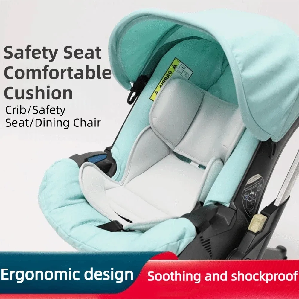 Breathable Mesh Newborn Carseat Insert Thickened Support Impact Protection Baby Car Seat Cushion Detachable Warm Mattress