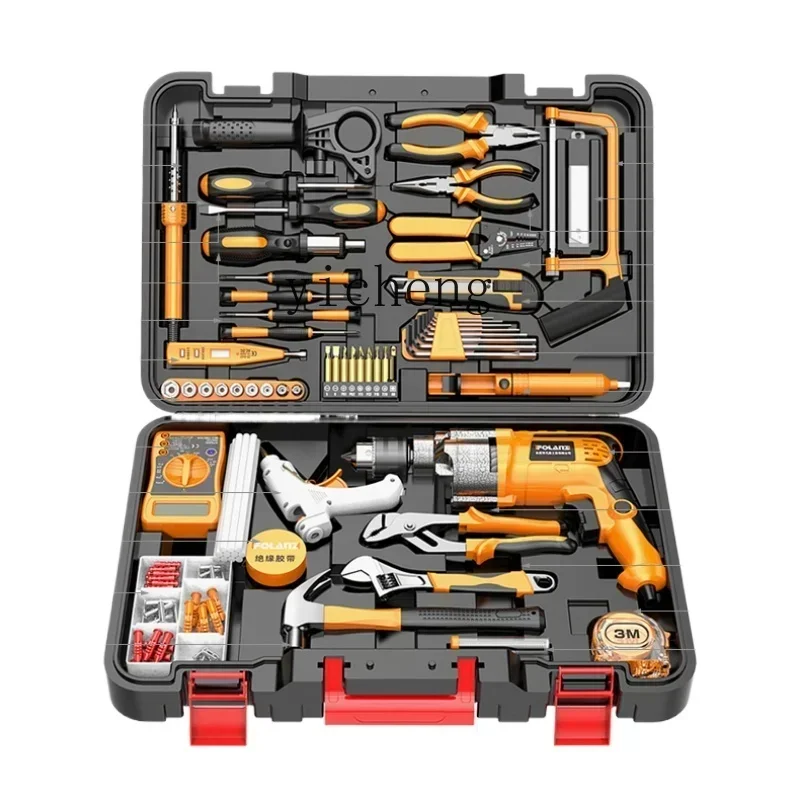

A1 hardware toolbox set household electric drill wood electric maintenance combination