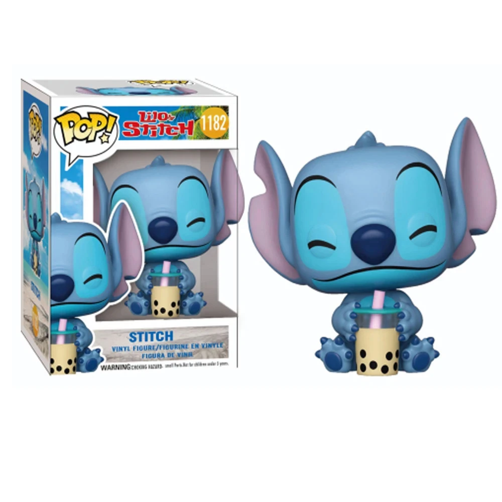 Gorąca Wyprzedaż Elf Star Baby Stitch Stitch Mała Złota Ręcznie Robiona Lalka z Winylu PVC Zabawka Prezent dla Dzieci