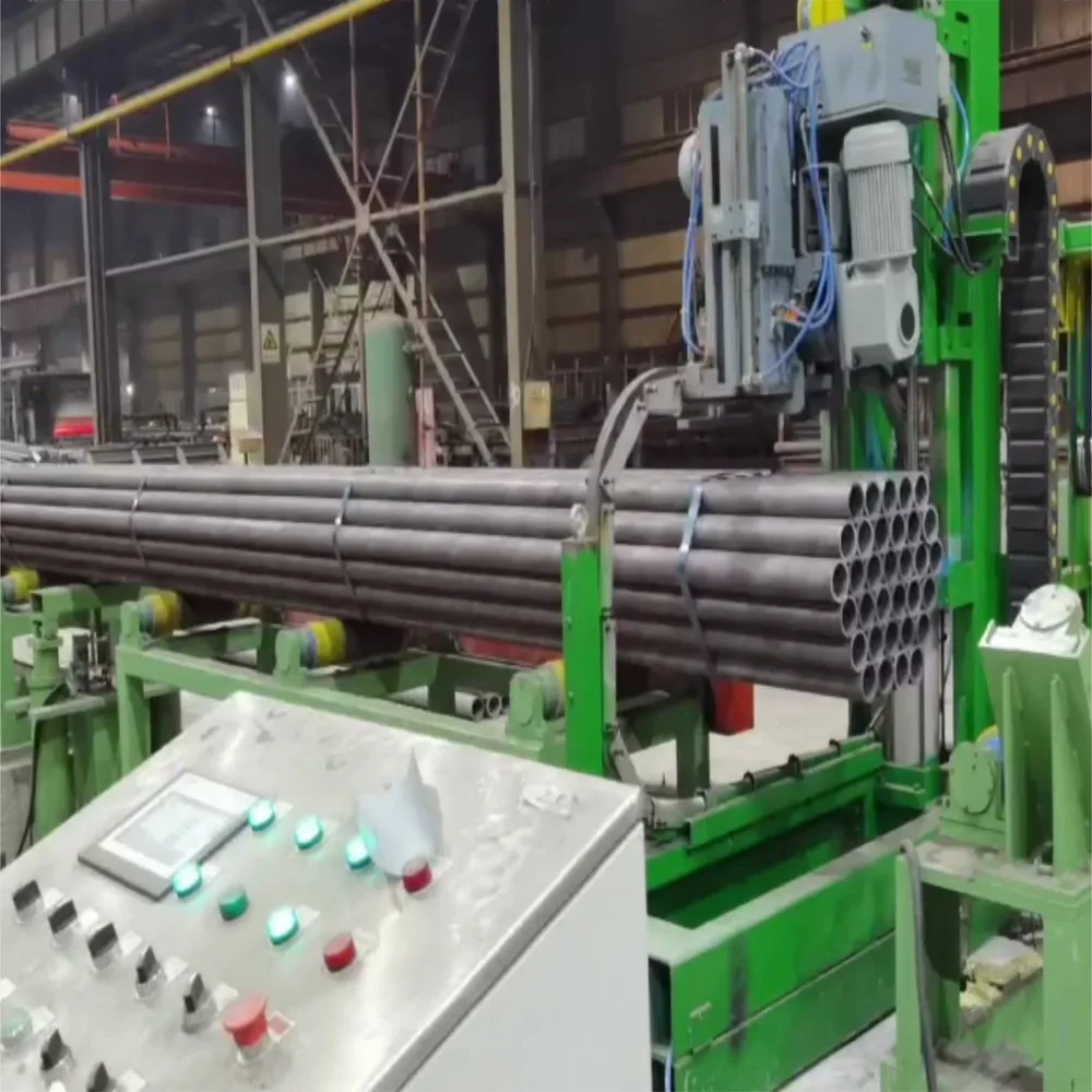Automatic Steel Coil Strapping Machine Intelligent Bundling Equipment for Steel Pipe Plate Packing Line