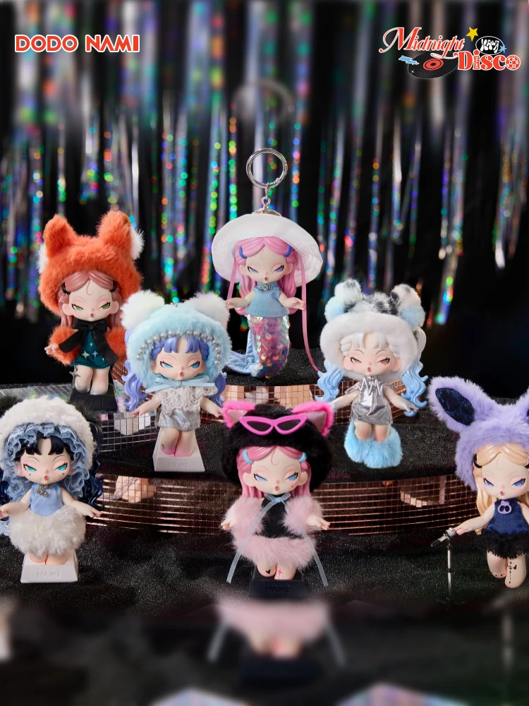 حقيقية دودو نامي منتصف الليل ديسكو سلسلة صندوق أعمى أفخم قلادة العصرية لعب دمية لطيف فتاة حلية اللعب المقتنيات هدية #1