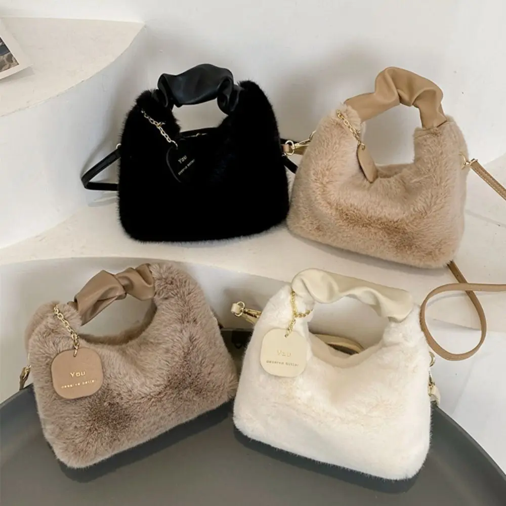 New Tote Bags Solid Color Crossbody Underarm Bag High-capacity Single Shoulder Bag Girl