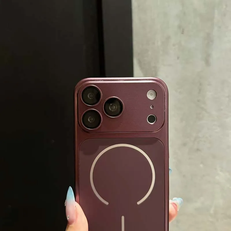 Neue Luxus-Hartschalen-Schutzhülle mit Kameraschutz für iPhone 18 Pro Max 13 14 15 16 17 Pro unterstützt kabelloses Laden – Detail 4