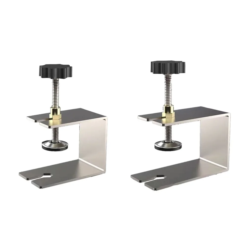 2 Pcs C Clamp Drawer Fixing Clip Universal Drawer Front Cabinet Hardware Jig Guide Position Tools Installation Clamps