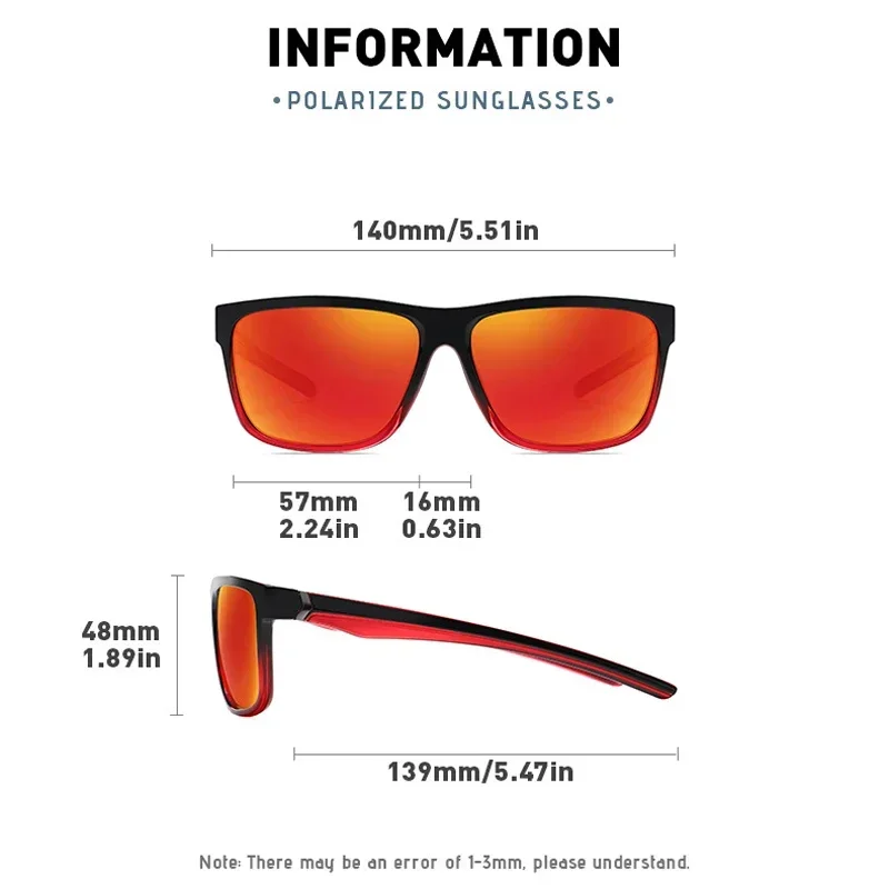 

XUKA Eyewear Me Custom Prescription Square Glasses Sunglasses Fashion TR90 Polarizedn-0.50 to -6