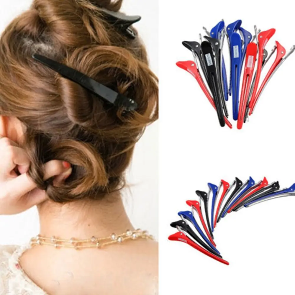 

Полезные алюминиевые пластиковые профессиональные парикмахерские женские заколки для волос для девочек, зажимы для волос, зажимы для секций, инструменты для укладки