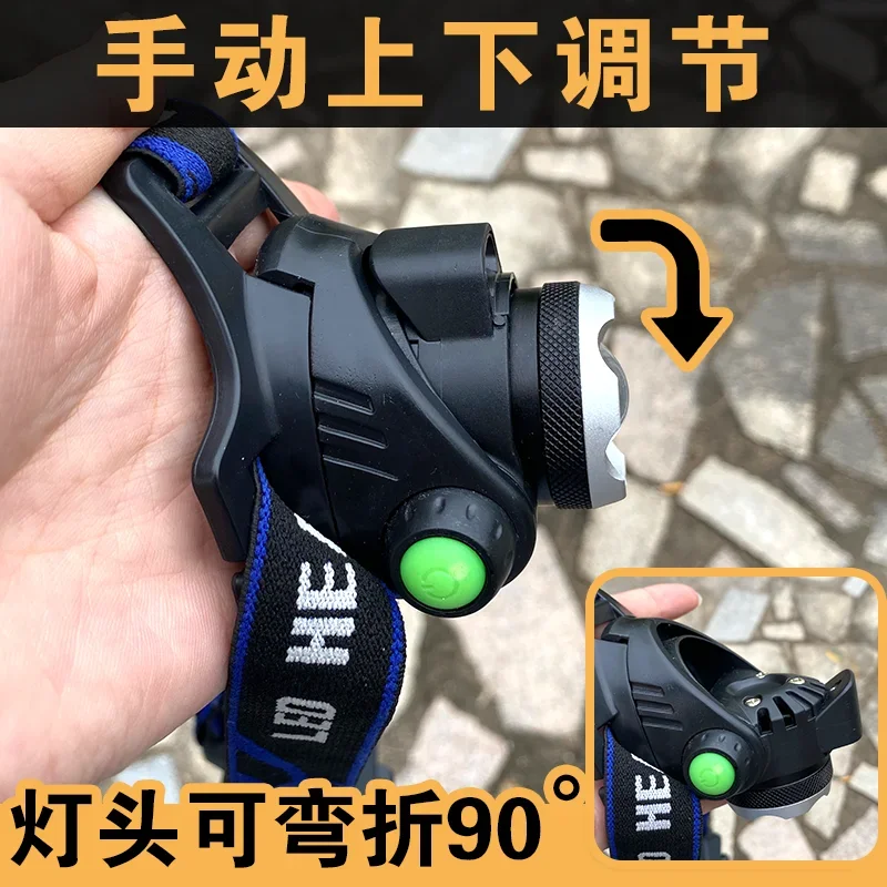 Red light beekeeping dedicated headlight for bee inspection and honey collection, bee lamp head, wearable flashlight