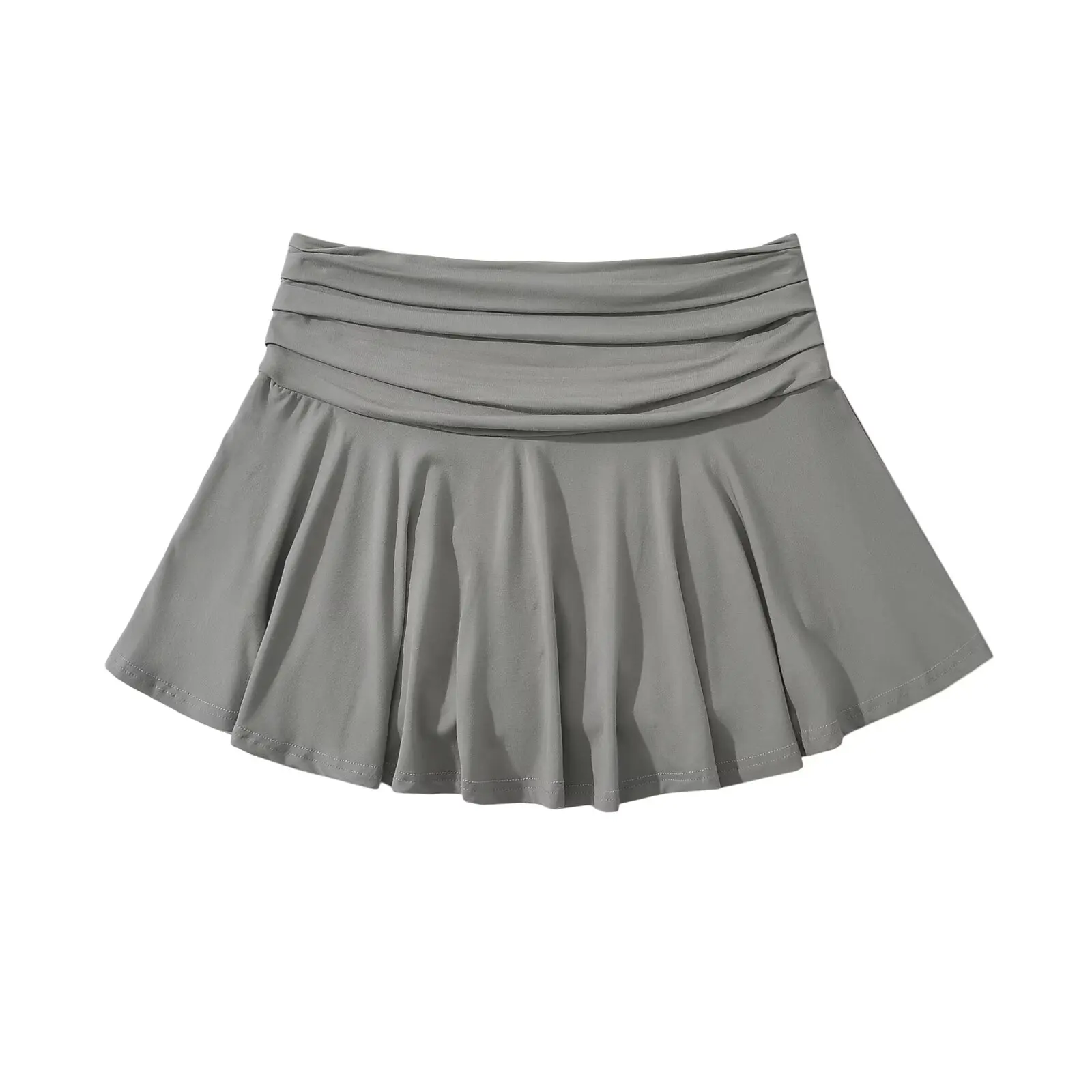 

Pure Desire Ballet Sle с низкой талией, облегающая юбка, женская летняя антилегкая драпированная плиссированная сексуальная юбка трапециевидной формы