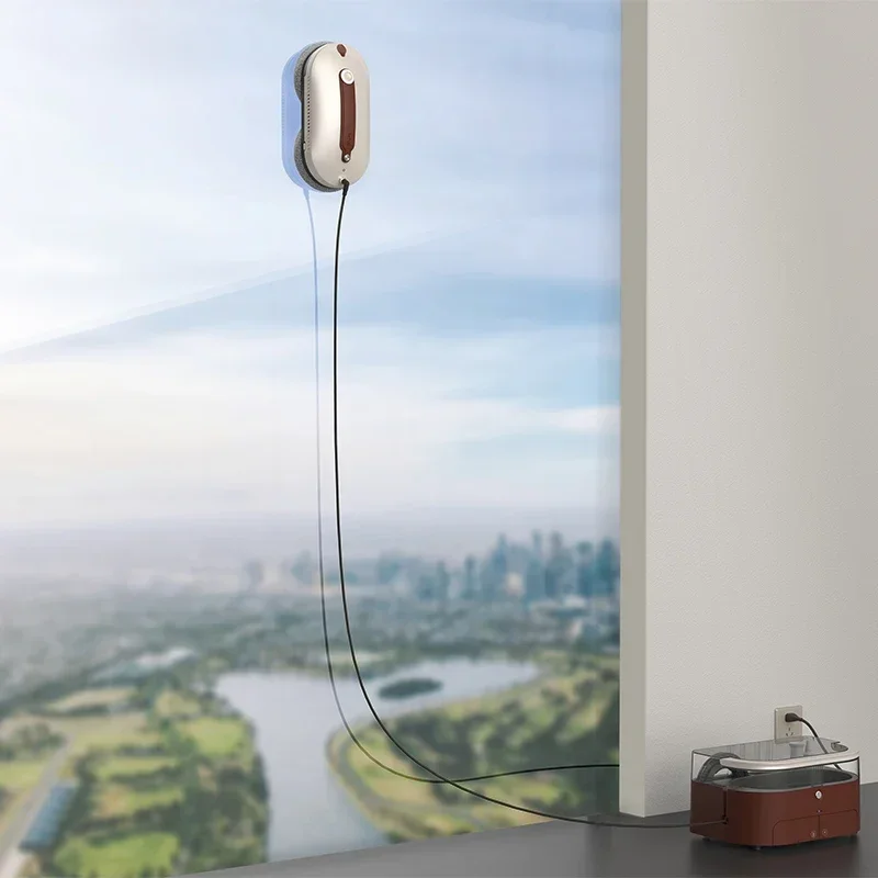 2025年 SATUO インテリジェント窓掃除ロボット クリーンロボット 自動電動リモコン式ガラス掃除ロボット