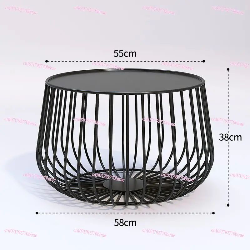 

Cat cage coffee Wind Iron Art Creative Simple Sofa Metal Living Room Office Bedroom Side Table