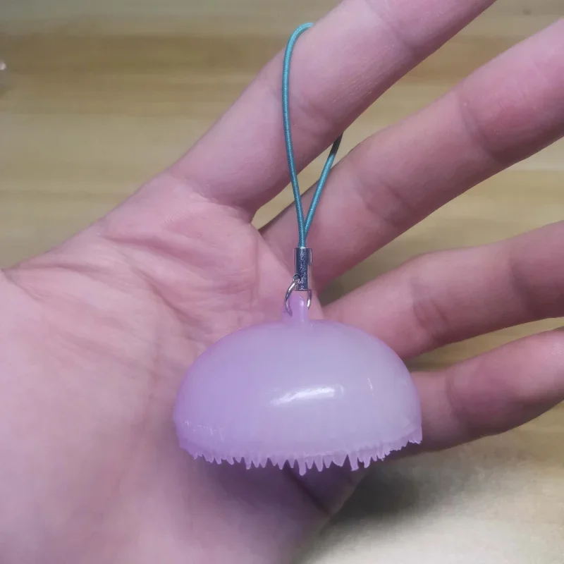 Jellyfish Gashapon Figure Keychain Kitan Club Japan Kawaii Aquarium Deep Sea Jelly Fish Capsule Toy Cute Anime Figurine Gift