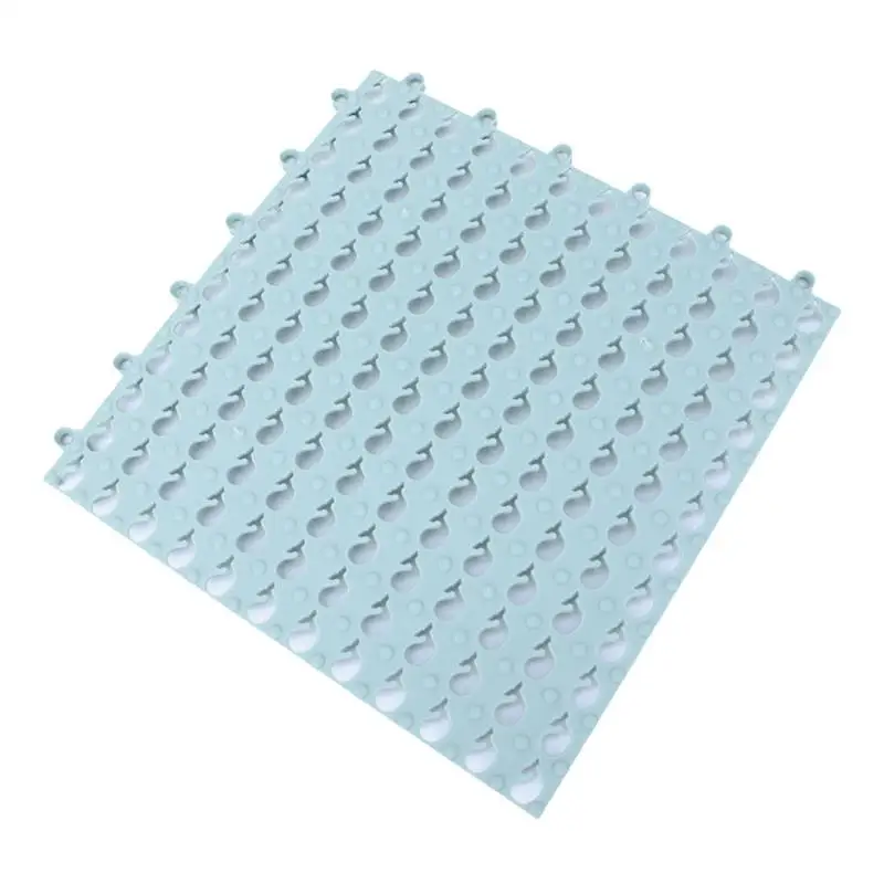 Drainage Bathtub Mat Anti Slip Shower Mat With Drain Hole Water Absorbent Bath Mat Quick Dry Bath Shower Mats For Home Bathroom