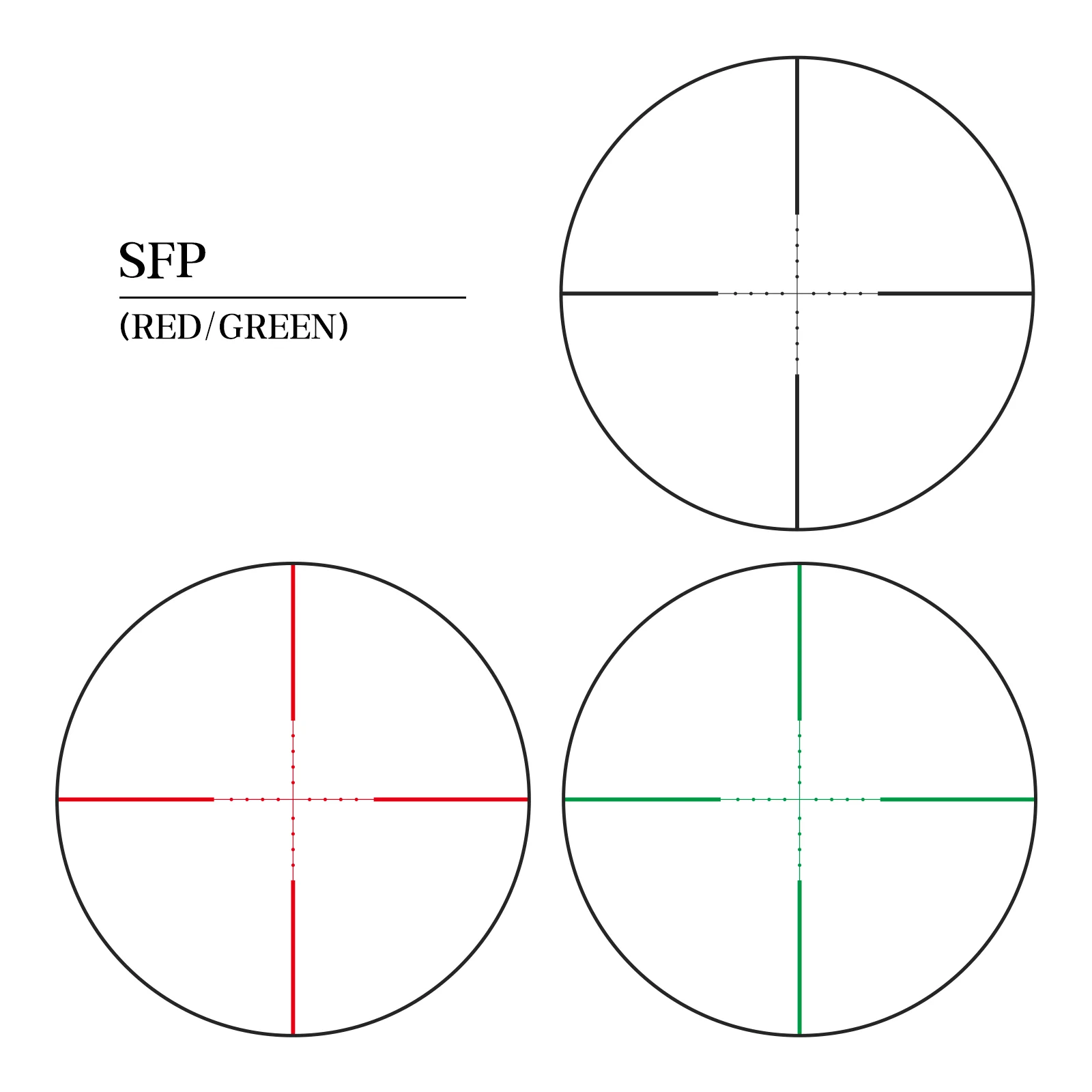 Aquilifer منظار صيد 4x32 AO إضاءة حمراء خضراء 295غ إبتكار تصميم قفل لـ 22LR Rimfire AR AK مع حلقات مشمولة #4