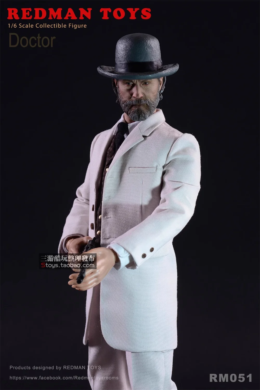 1/6 Man REDMAN TOYS RM051 Doctor Django Guy Full Set Moveable Action Figure Doll About 12" For Fans Collect
