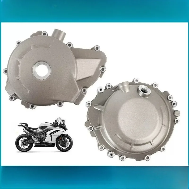 Motorcycle Engine Left and Right Side Covers Magneto Clutch Side Covers Suitable for CF500SR 500-11