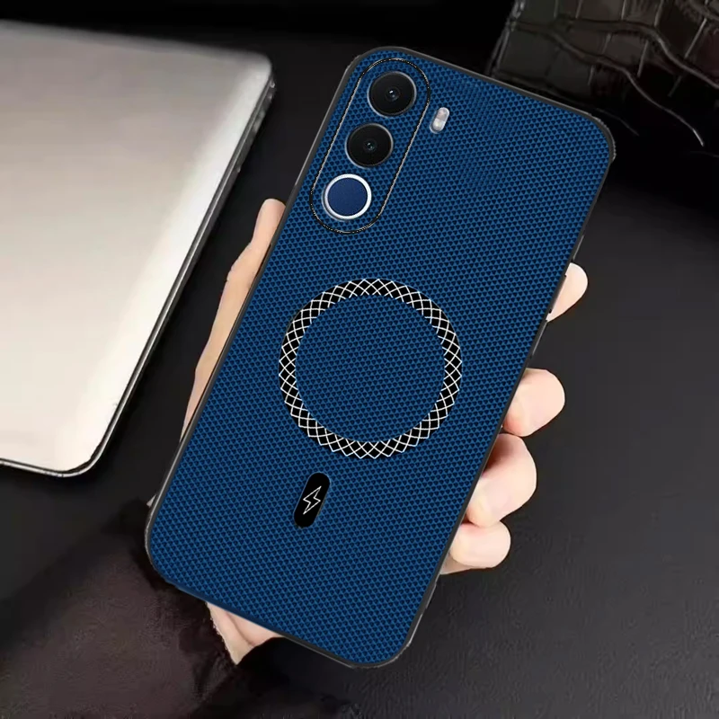 Biruiqu Realme C100X New Ultra-thin Magnetic Leather Shock-absorbing Protective Phone Case