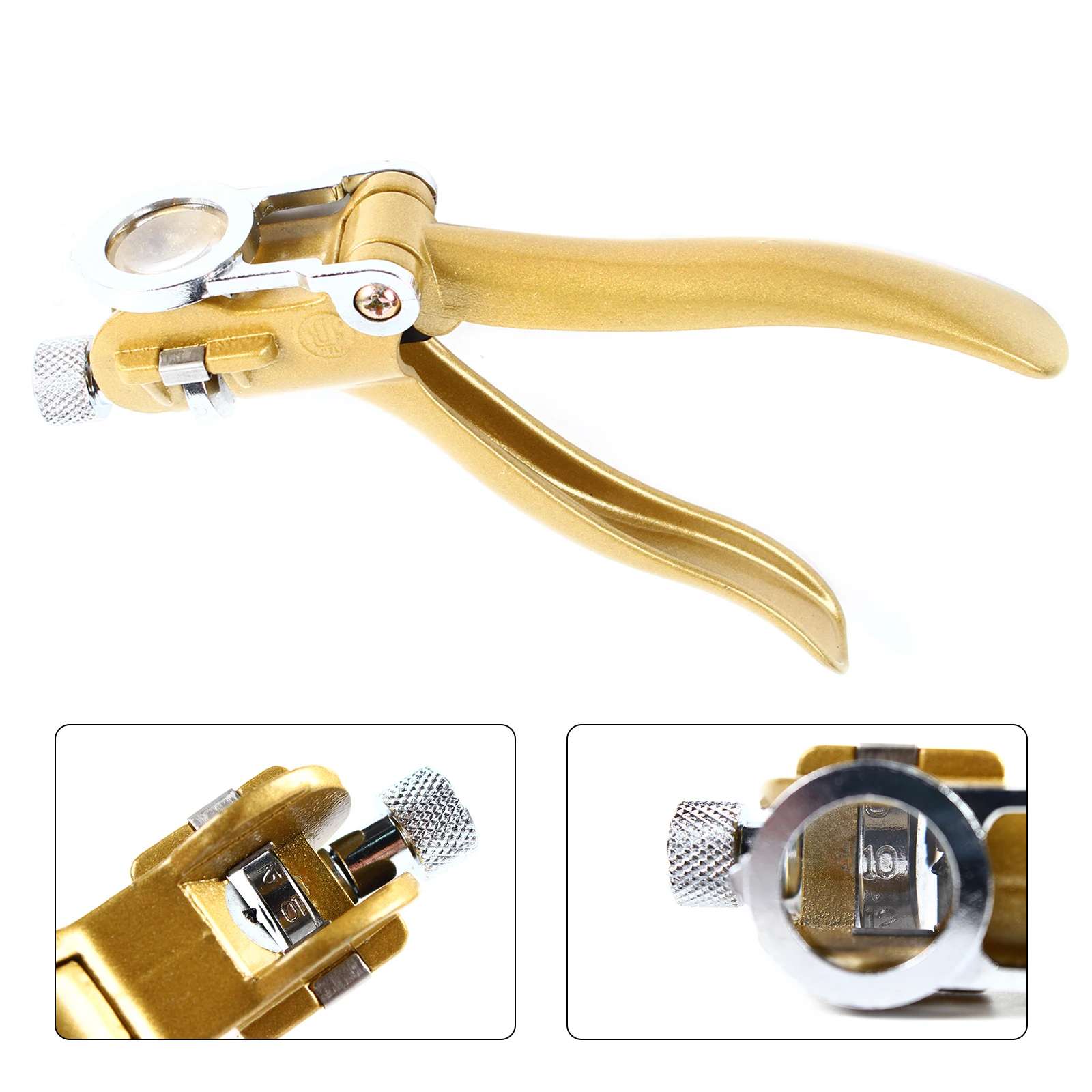 Saw Set Plier with Magnifying Glass Saw Set Tool Zinc Alloy Copper Alloy Handsaw Set Pliers Woodworking Hand Tools Adjustable