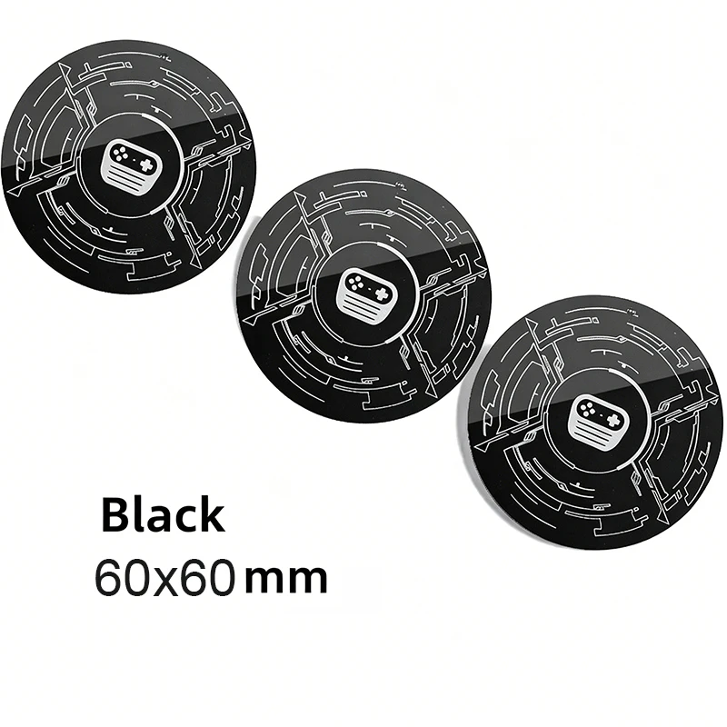 Ultra Thin Magnetic Iron Ring Sticker Metal Plate Universal Accessory for Phone Cooler Car Mount Fit for Android Phones Tablets