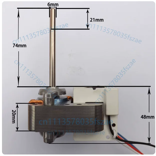 Accessories 1 pcs yj61-20/16neutral shaded pole asynchronous motor 220v
