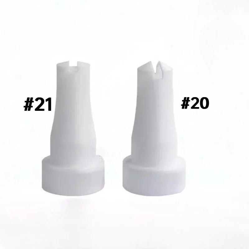 Replacement Powder Coating Gun Spray Nozzle for PT-20 /PT-21 PTFE Flat Jet Nozzle PT-22