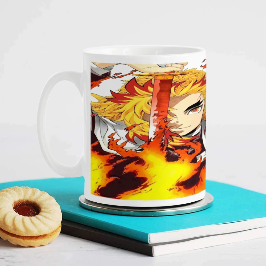 Demon Slayer Kimetsu No Yaiba Ceramics Coffee Mugs Tea Cup Milk Cups Gifts Drinkware Coffeeware