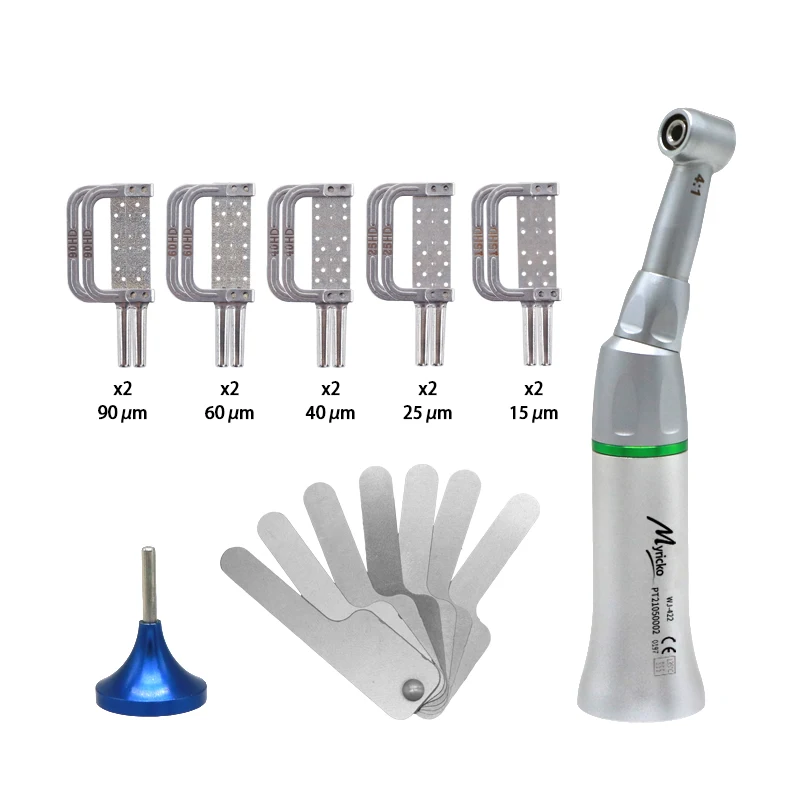 Dental Orthodontic Tools 1:1/1:4 Low Speed Handpiece Reciprocating Lnterproximal Strip Against Contra Angle IPR System