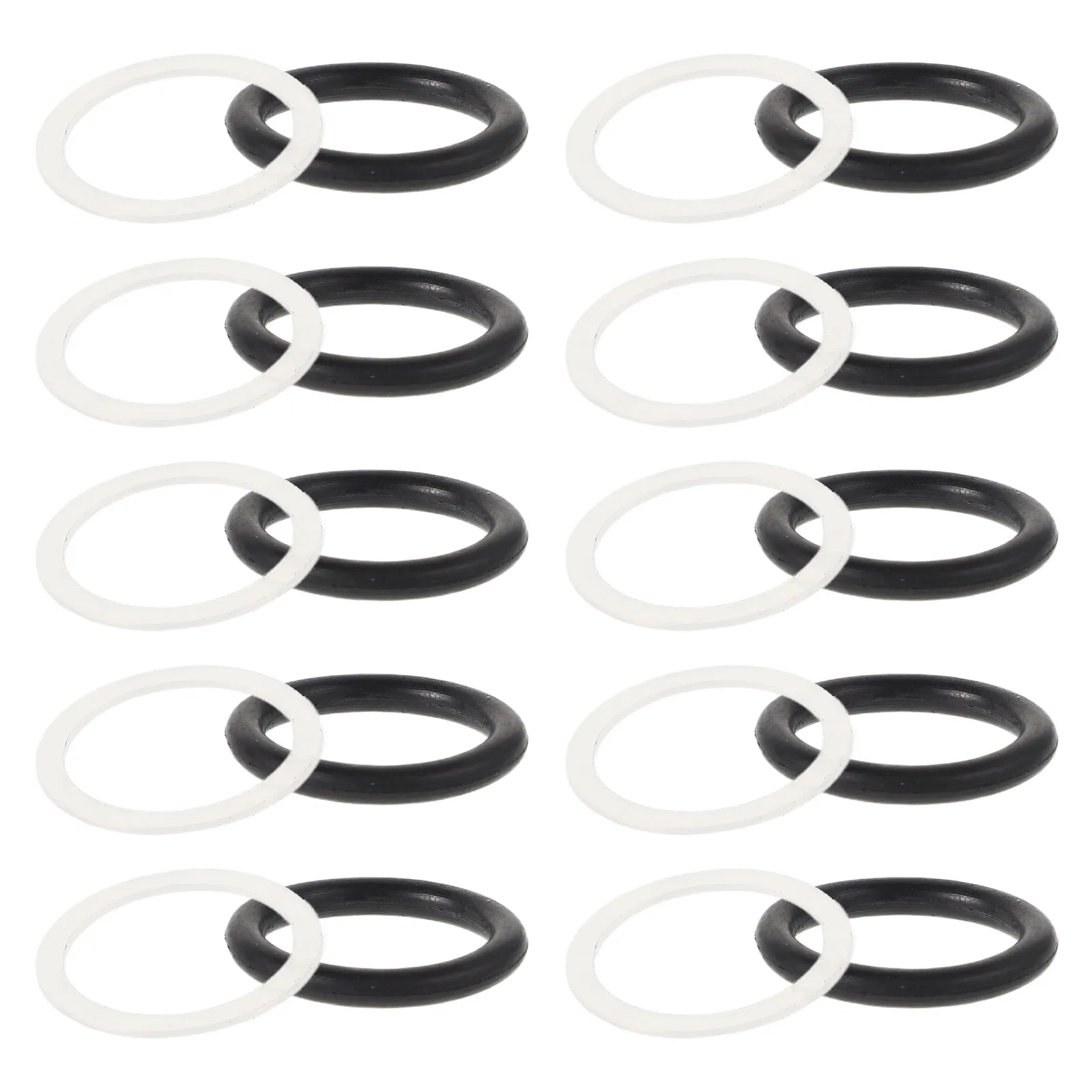 

20PCS Jack Repair Kit Black Rubber Seals Oil Plugs Gaskets For Horizontal Floor Bottle Accessories Replacement