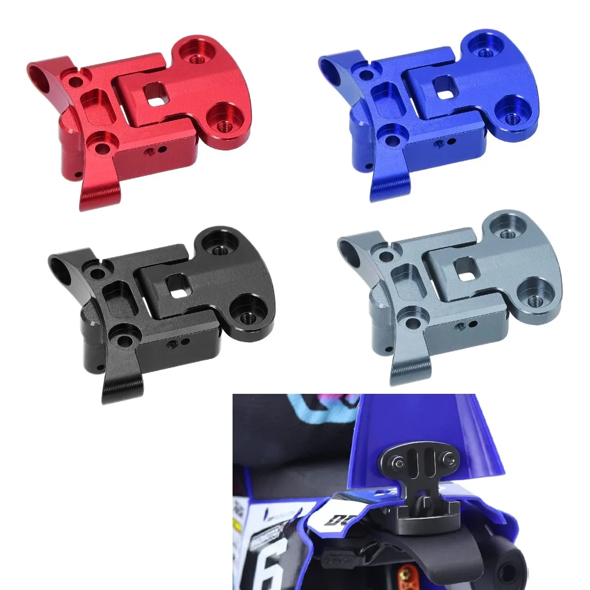 

Крепления заднего крыла из алюминиевого сплава для обновленных деталей мотоцикла LOSI 1/4 Promoto-MX RC