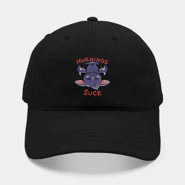 Mornings Suck Bat HatFor Women Men Hip Hop Cap Street Baseball Hat New Fashion Hat