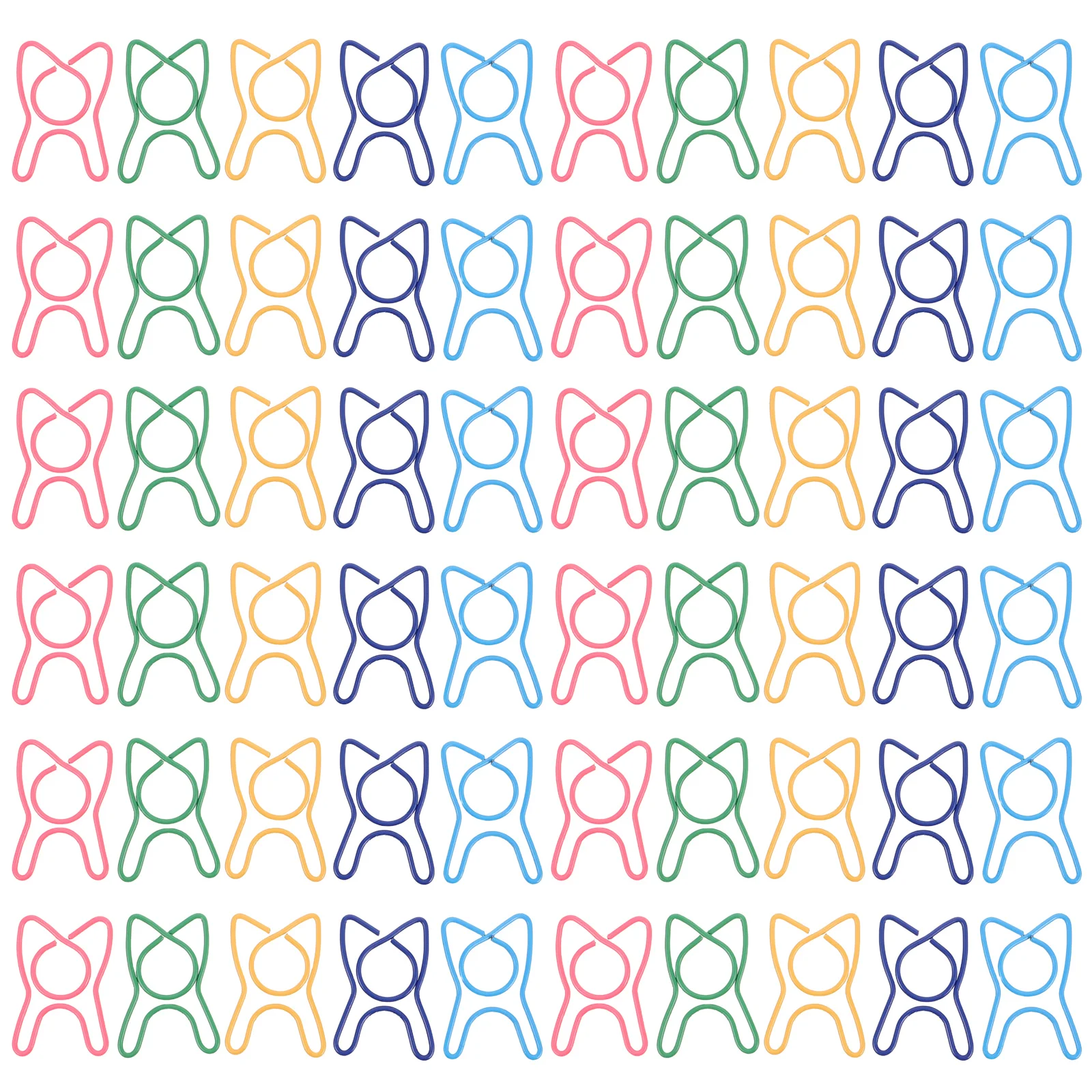 

100Pcs Multicolored Tooth Paper Clips Small Creative Binder Clamps for School Office Crafts Planner Organization