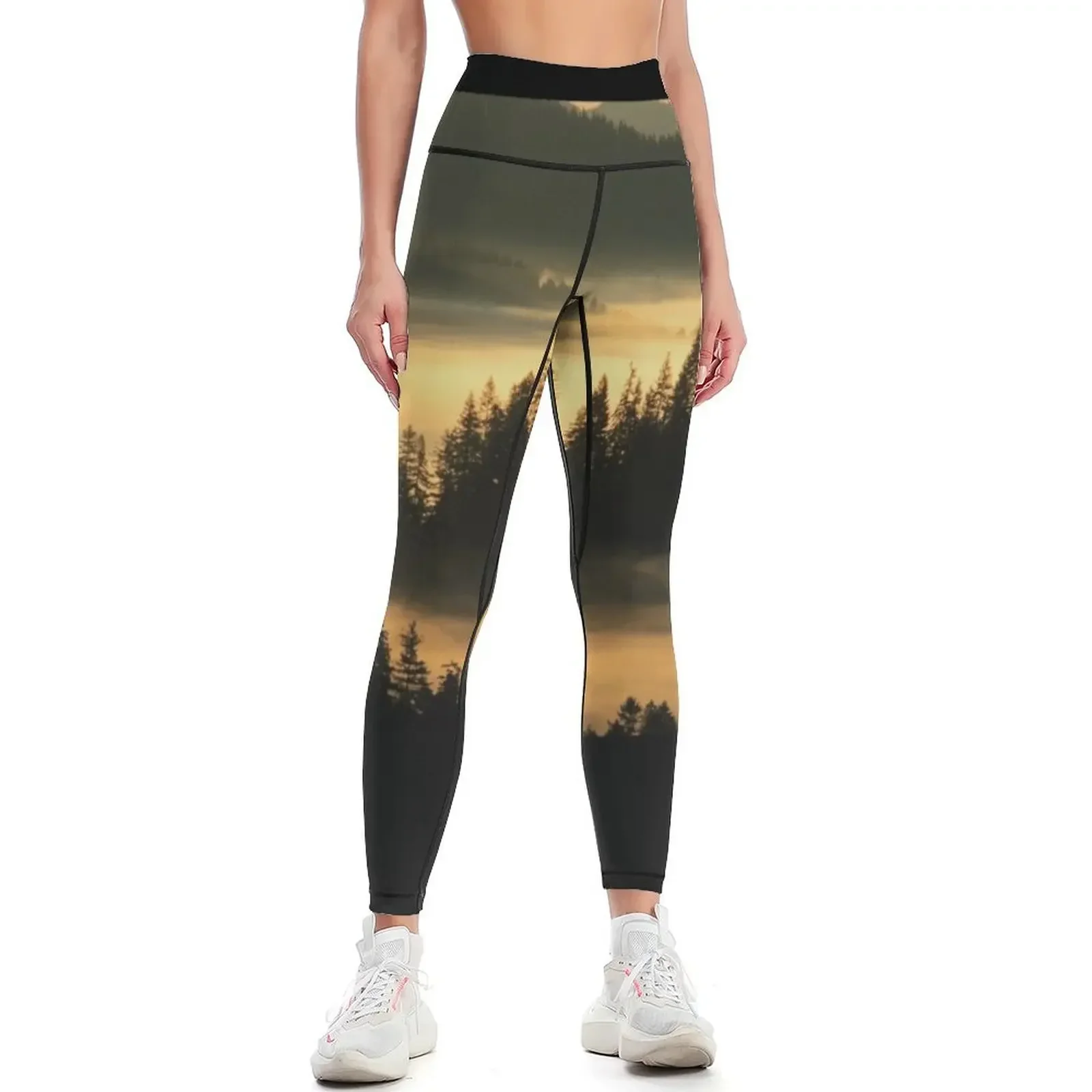 

First Light at Indian Valley - Suislaw National Forest Leggings Golf wear sports tennis for trousers Womens Leggings