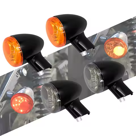 Motorcycle Rear Turn Signal LED Indicator Lamp Aluminum Brake Running Light For Harley Sportster XL883 XL1200 72 Iron 1992-2022