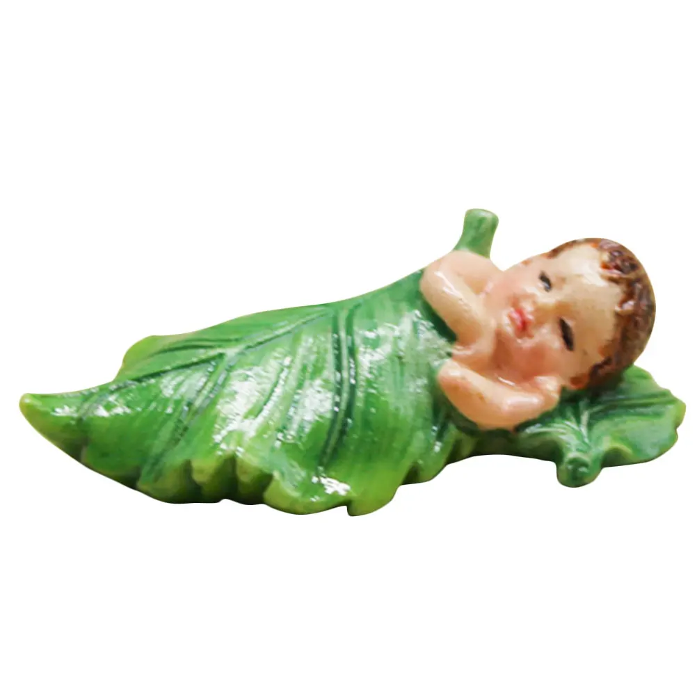 

Flower Fairy Statue Ornament Mini Figurine Resin Ornament Decor Yard Art Desktop AccessoryGardenFairyModel