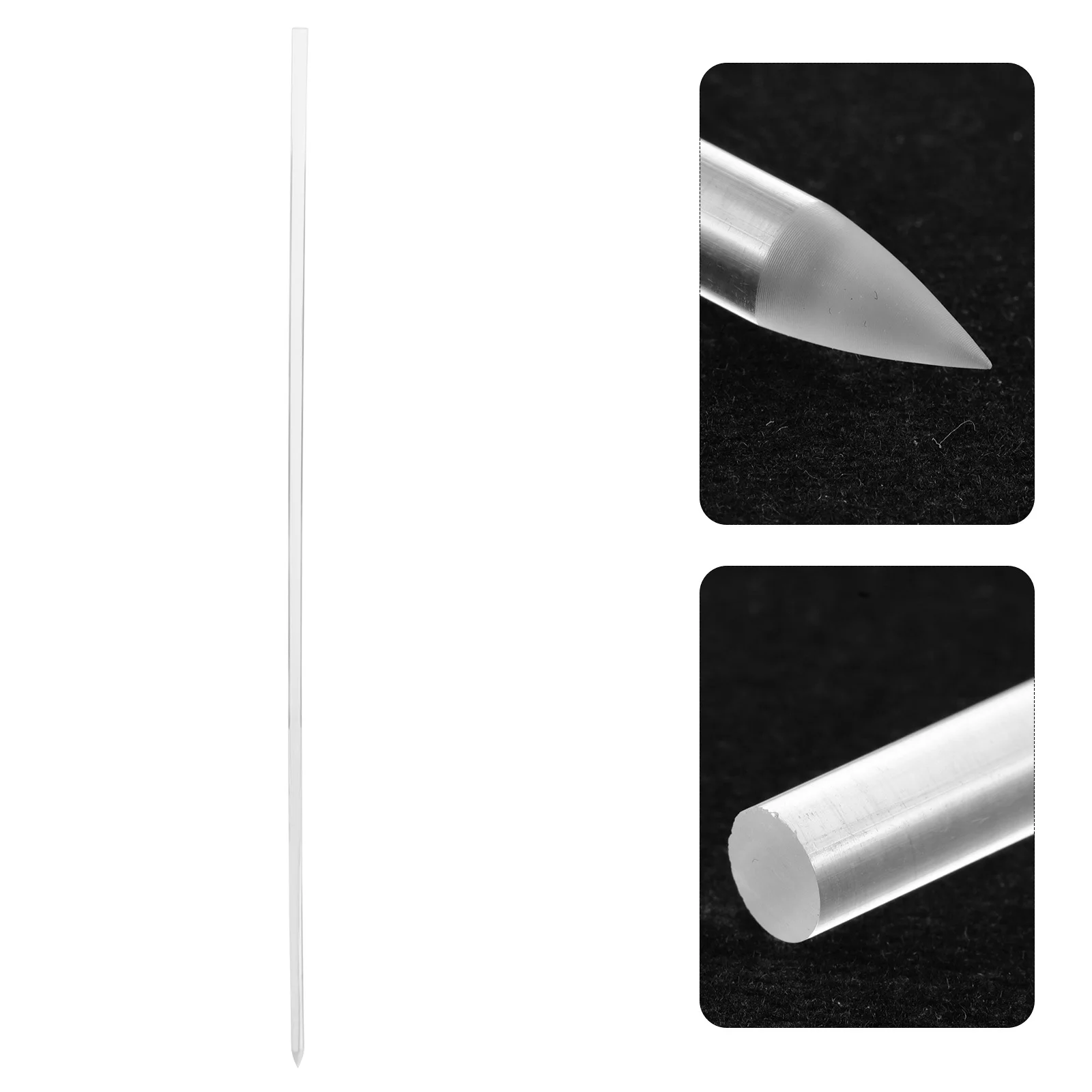 

10pcs Plant Stakes 40Cm Clear Acrylic For Orchid Support Stick Indoor Outdoor Garden Potted Plants Vegetables Flowers Vine