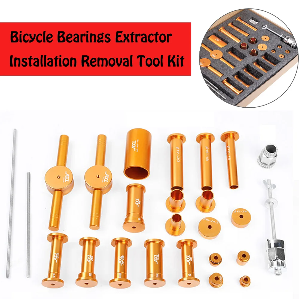 

Bicycle Bearings Extractor Installation Removal Tool Kit Star Ratchet Removal Tools MTB Extractor Bearings Bicycle Accessories