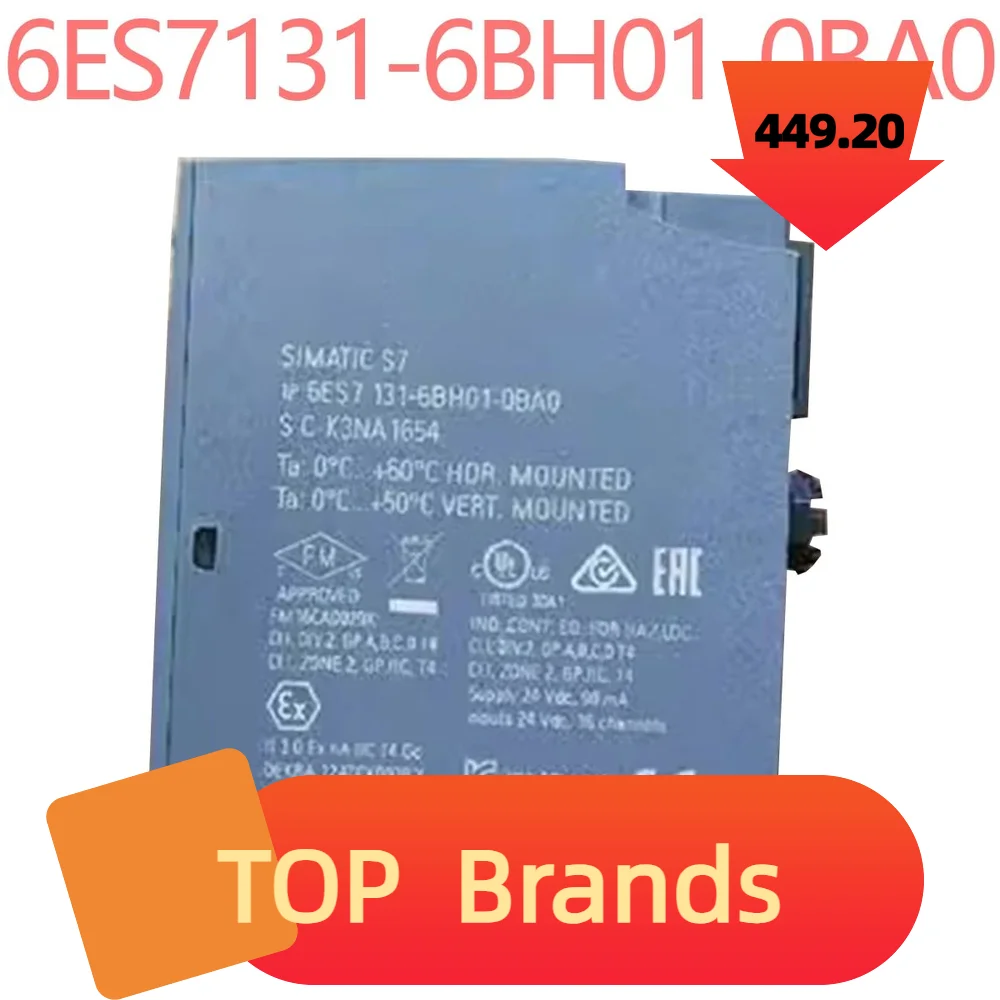 

100%NEW ORIGINAL 1 Year Warranty Module 6ES7131-6BH01-0BA0 Module