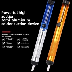 Aluminum Metal Desoldering Pump Suction Tin Gun Soldering Sucker Pen Removal Vacuum Soldering Iron Desolder Hand Welding Tools