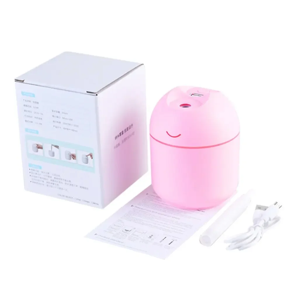 Ultrasonic Cool Mist Maker 300ml Essential Oil Diffuser Electric with LED Lamp