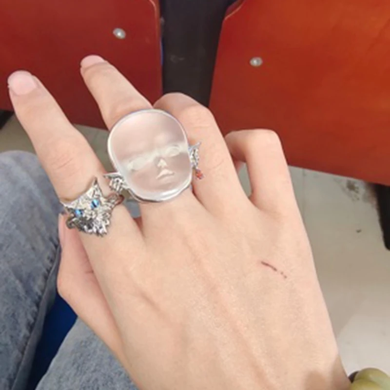 1pcs Adjustable Ring Elf Alloy Ring Party Jewelry For Women Dropshipping
