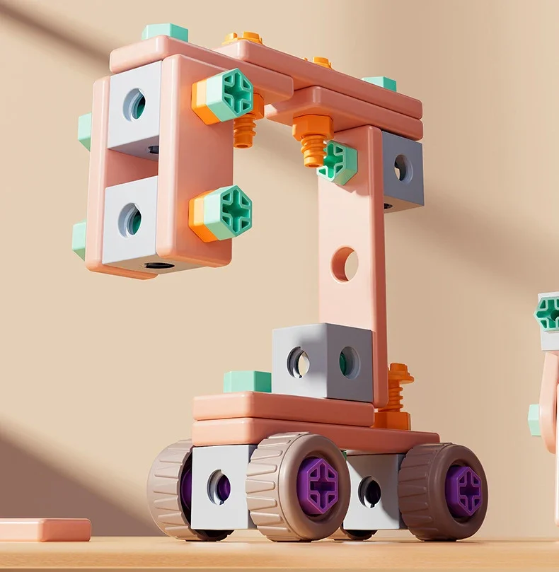 Juego de juguetes de montaje DIY para niños, adecuado para niños, juego de construcción para niños, ejercicio, habilidades prácticas y imaginación