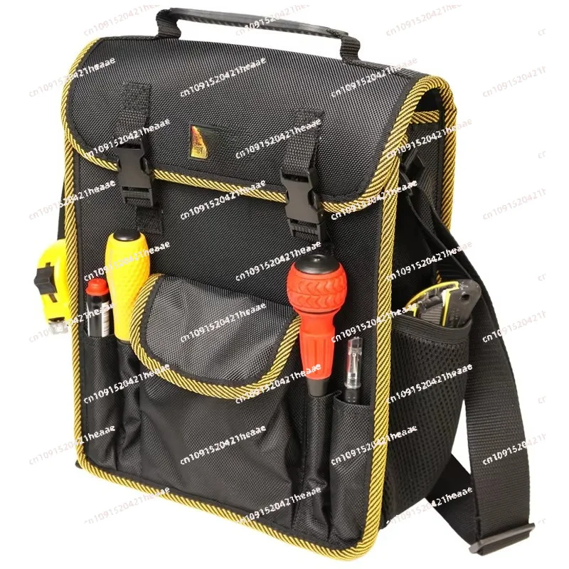 Suitable for Sturdy and Durable Multi-functional Electrician Bag, One-shoulder Tool Storage BagTool Bag Electrician Tool Kit,