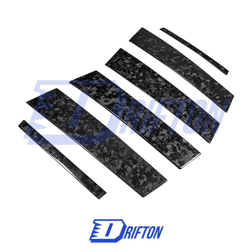 

Dry Forged Carbon Fiber B Pillar For Alfa Romeo Giulia Quadrifoglio body trim