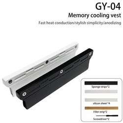 CX FUTRUE Desktop Computer Memory Module, Heat Dissipation Vest Shell, DDR5/R4/R3 Server Memory Universal Heat Sink.