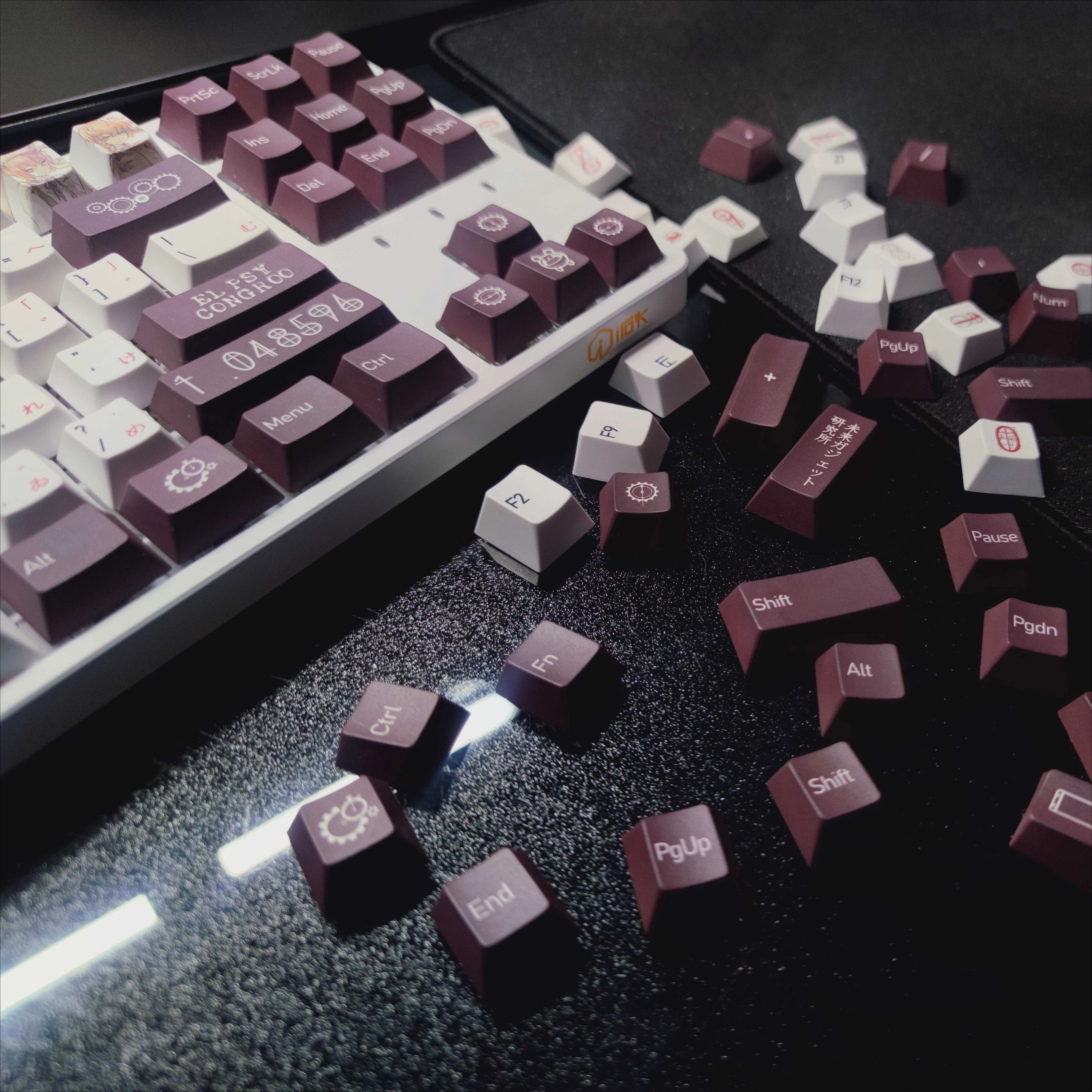 

Gate of Destiny theme keycaps, original height small full set of PBT five-sided hot sublimation