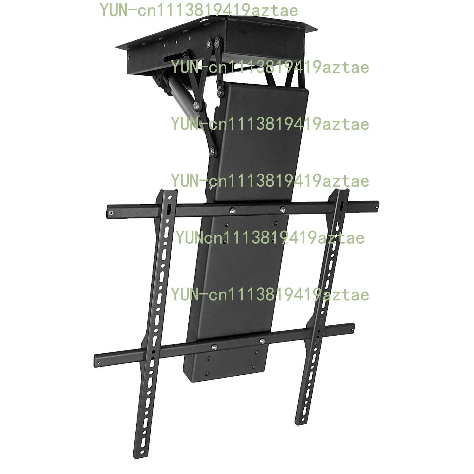 Motorized Flip Down Ceiling TV Mount Remote Electric Pitched Roof Bracket for 32-75 Inch Flat Screen TV